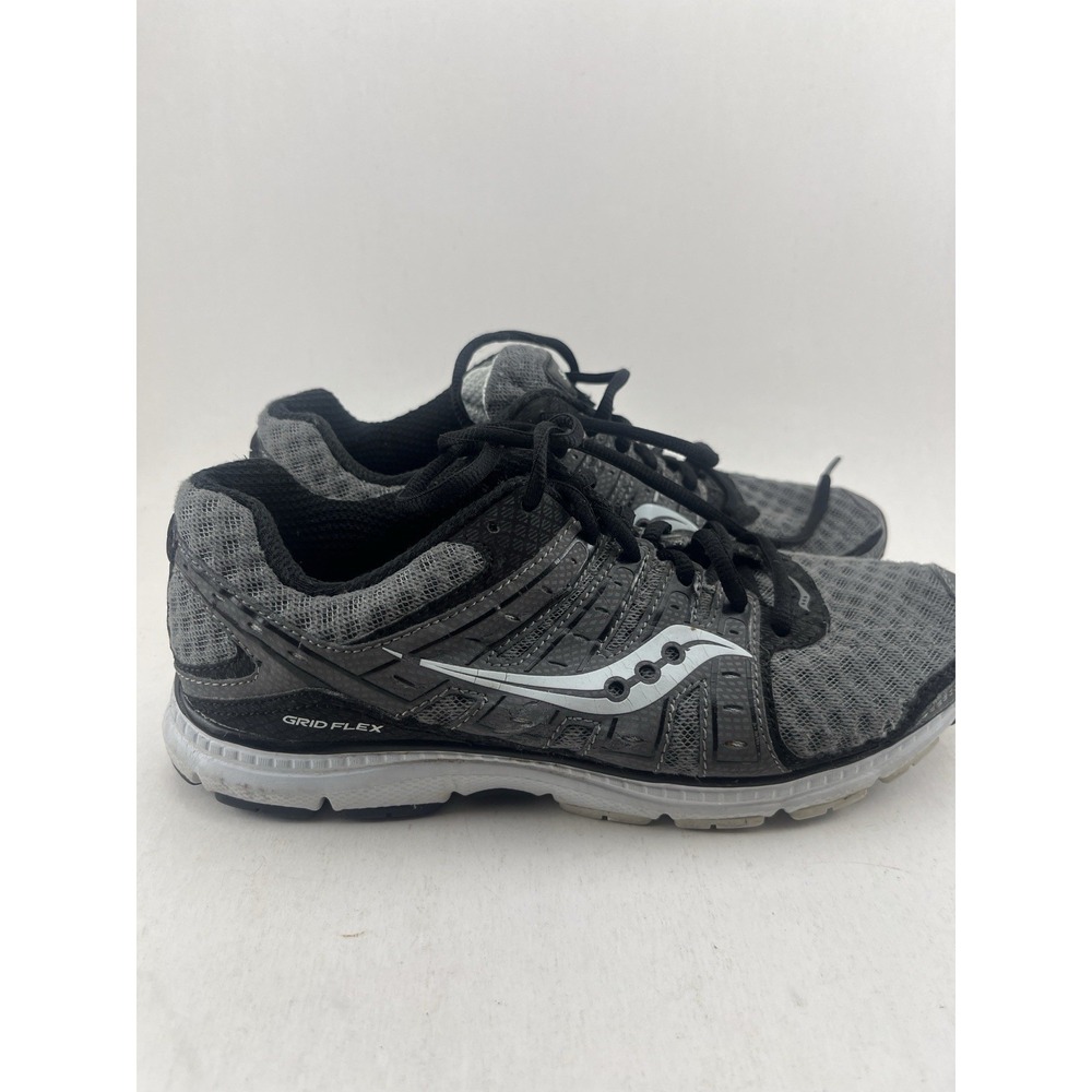 Saucony Grid Flex Women's Size 8.5 / EUR 40 Gray Black Running Sneakers